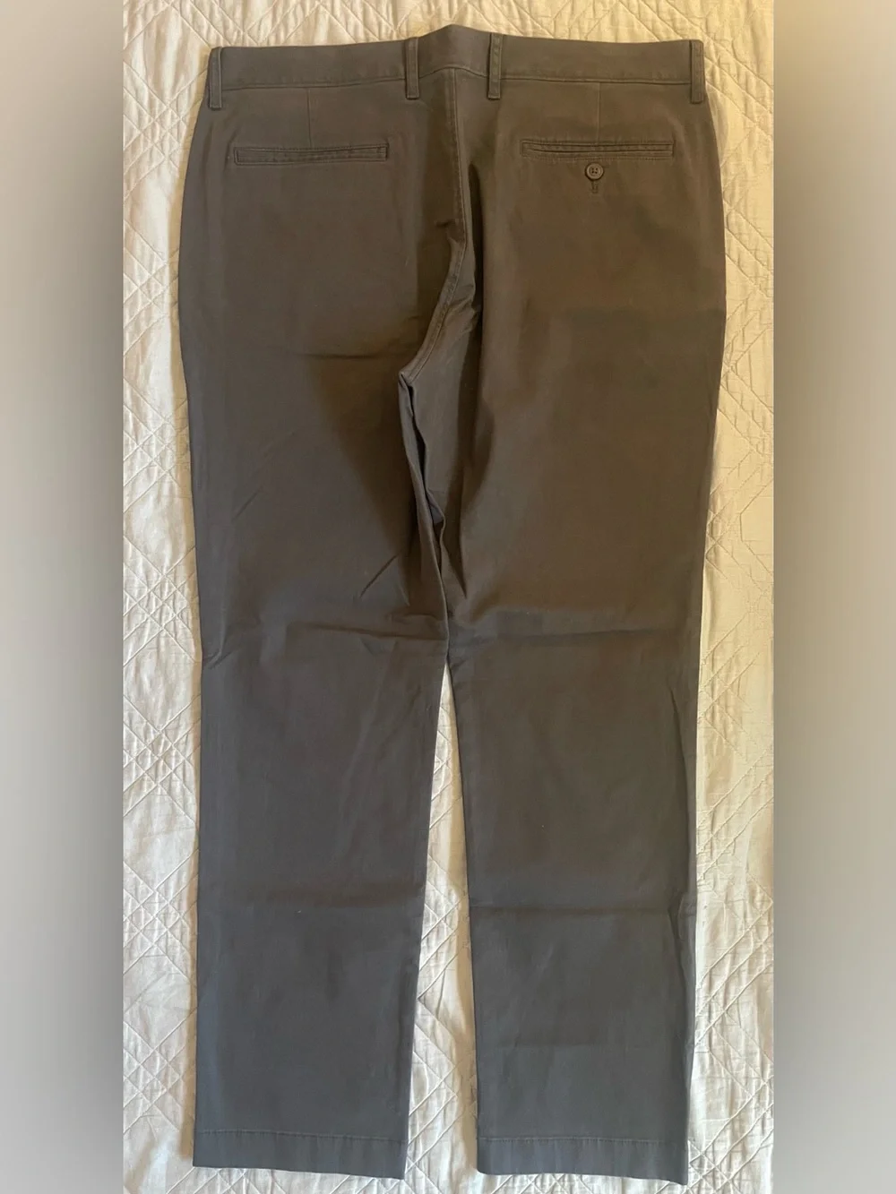 J. CREW 1040 Athletic Tapered-fit stretch chino pant in Gray 34/30 NWT $98 AV209